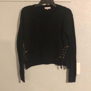 Sweater with gold accents